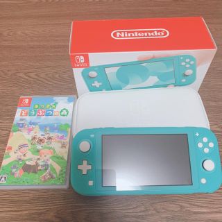 ニンテンドースイッチ(Nintendo Switch)のSwitch lite 本体&どうぶつの森セット(携帯用ゲーム機本体)