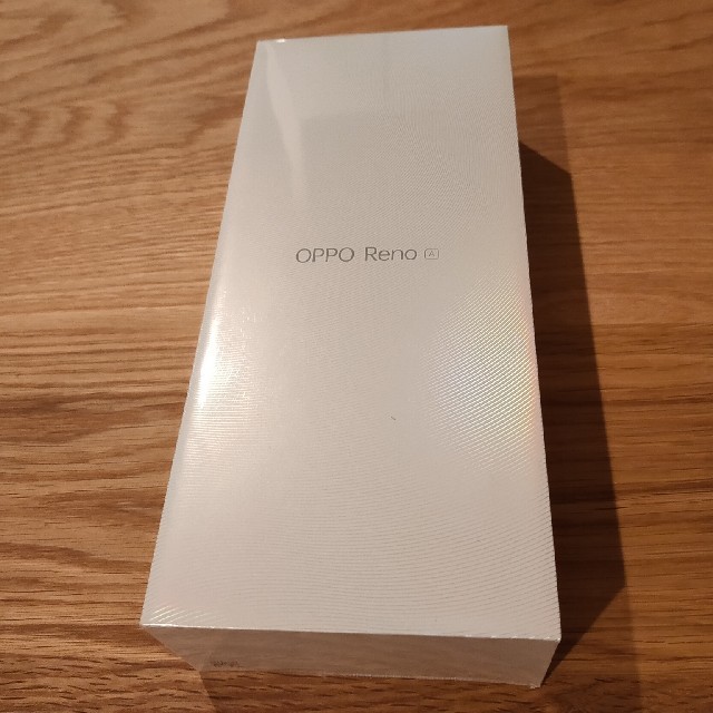 スマートフォン本体OPPO Reno A 128GB ブルー 新品未開封 購入証明書付