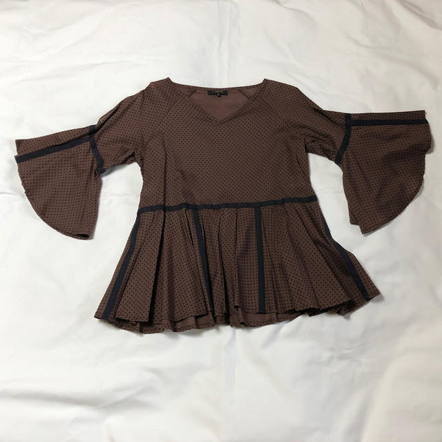 IENA(イエナ)のt.yamai ドット柄　カットソー レディースのトップス(カットソー(長袖/七分))の商品写真