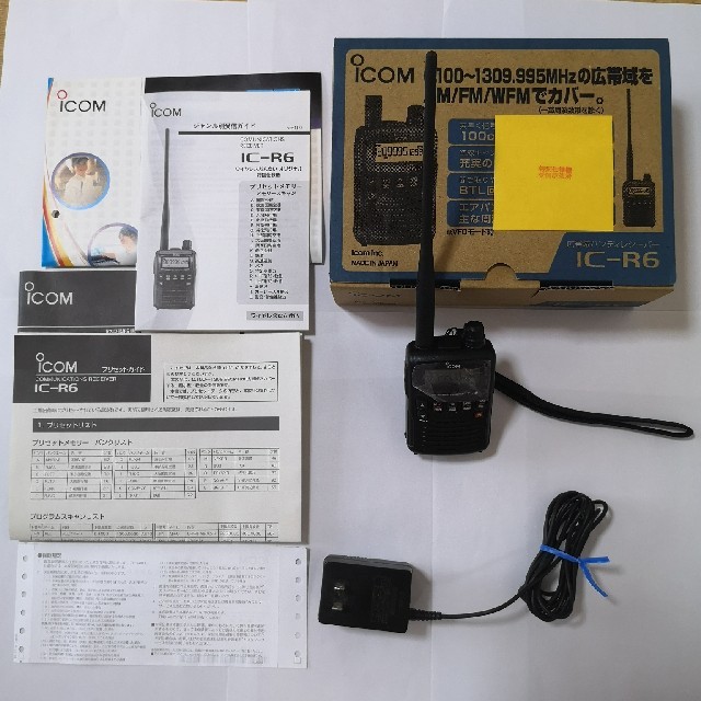 広帯域レシーバー　IC-R6 エンタメ/ホビーのテーブルゲーム/ホビー(アマチュア無線)の商品写真