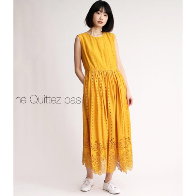 UNITED ARROWS(ユナイテッドアローズ)の極美品⭐️ne Quittez pas  VOIL HELMA DRESS  レディースのワンピース(ロングワンピース/マキシワンピース)の商品写真