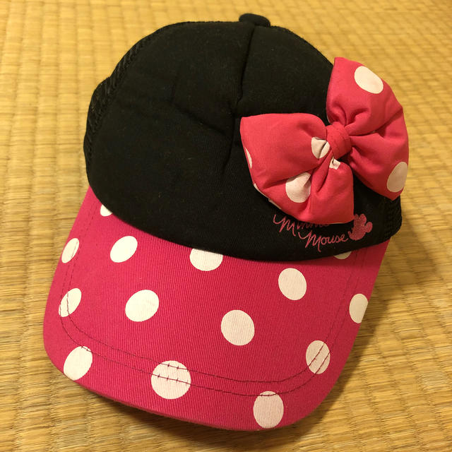 Disney(ディズニー)のuzumasa様専用　ミニーちゃん子供用キャップ キッズ/ベビー/マタニティのこども用ファッション小物(帽子)の商品写真