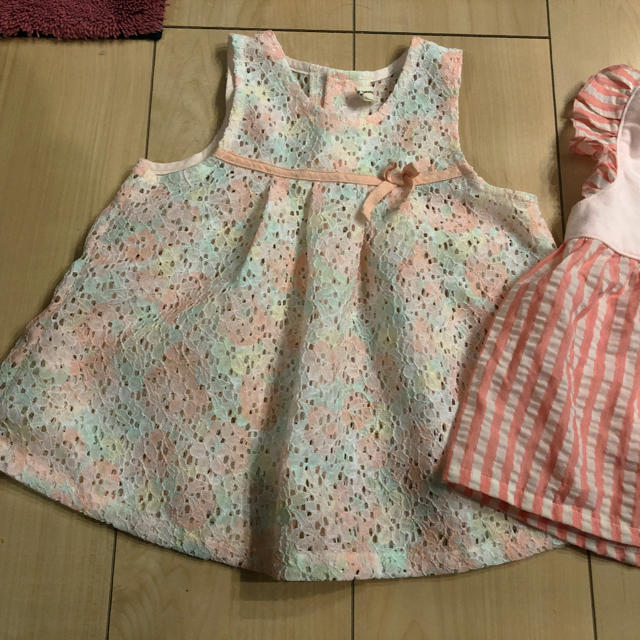 sense of wonder(センスオブワンダー)のビジュー&ビー　エプロン他 キッズ/ベビー/マタニティのベビー服(~85cm)(ワンピース)の商品写真