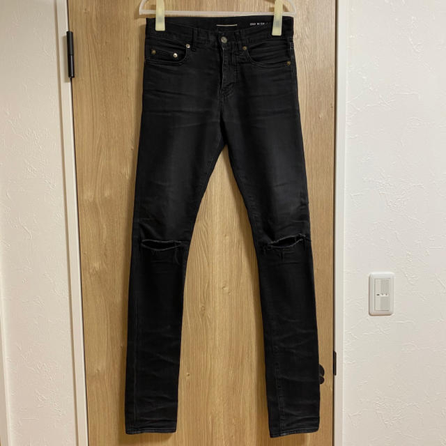 SAINT LAURENT ニーホールストレッチスキニーデニム　26パンツ