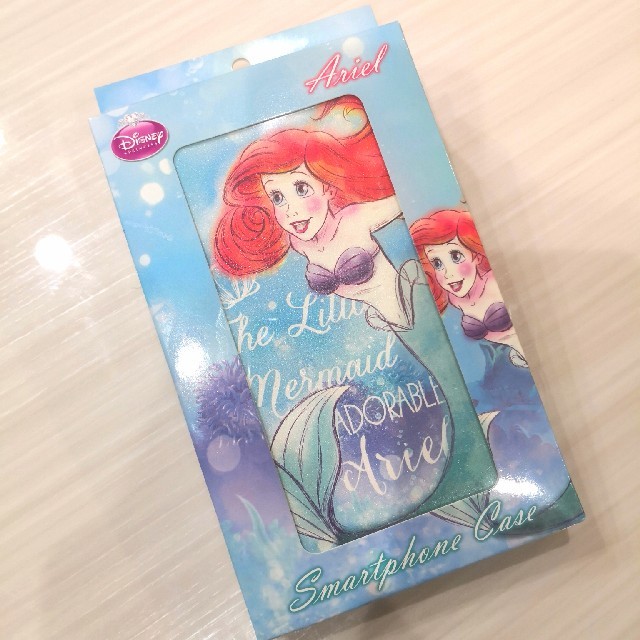 Disney(ディズニー)の☆未開封☆Disney princess 《リトルマーメイド》手帳型スマホケース スマホ/家電/カメラのスマホアクセサリー(モバイルケース/カバー)の商品写真