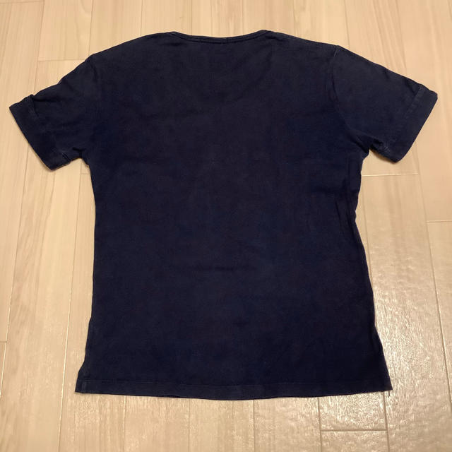 BURBERRY(バーバリー)のBurberry バーバリー Vネック Tシャツ ネイビー メンズのトップス(Tシャツ/カットソー(半袖/袖なし))の商品写真