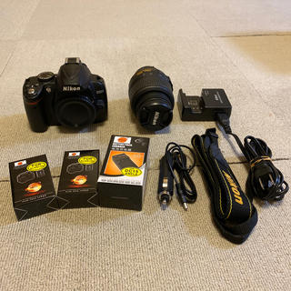 ニコン(Nikon)のNikon D3000 一眼レフカメラ ブラック 標準レンズセット(デジタル一眼)
