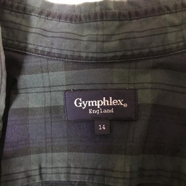 GYMPHLEX(ジムフレックス)のジムフレックス レディース チェックシャツ 七分袖　サイズ14 レディースのトップス(シャツ/ブラウス(長袖/七分))の商品写真