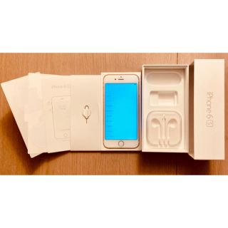 アップル(Apple)の【良品】Apple iPhone 6S Gold 16GB simロック解除済(スマートフォン本体)