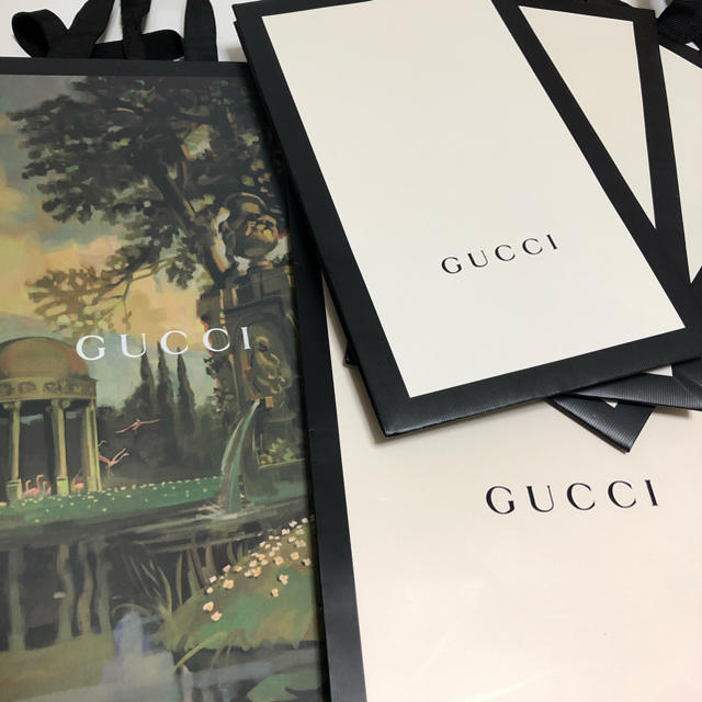 Gucci(グッチ)のGUCCI ショップ袋 5点セット レディースのバッグ(ショップ袋)の商品写真