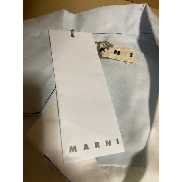 Jil Sander(ジルサンダー)の新品定価61600円　Marni マルニ　ロゴ　ボウリングシャツ 44 メンズのトップス(シャツ)の商品写真