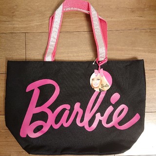 バービー(Barbie)の新品タグ付♡Barbie♡ロゴ入りトートバッグ♡(トートバッグ)