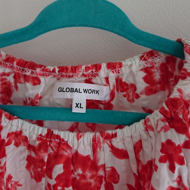 GLOBAL WORK(グローバルワーク)のノースリーブフリルブラウス キッズ/ベビー/マタニティのキッズ服女の子用(90cm~)(ブラウス)の商品写真