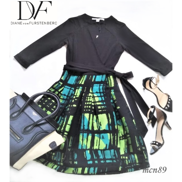 DIANE von FURSTENBERG - 【新品・タグ付】DVF Jewel コンボラップドレス 0の通販 by mcn89's
