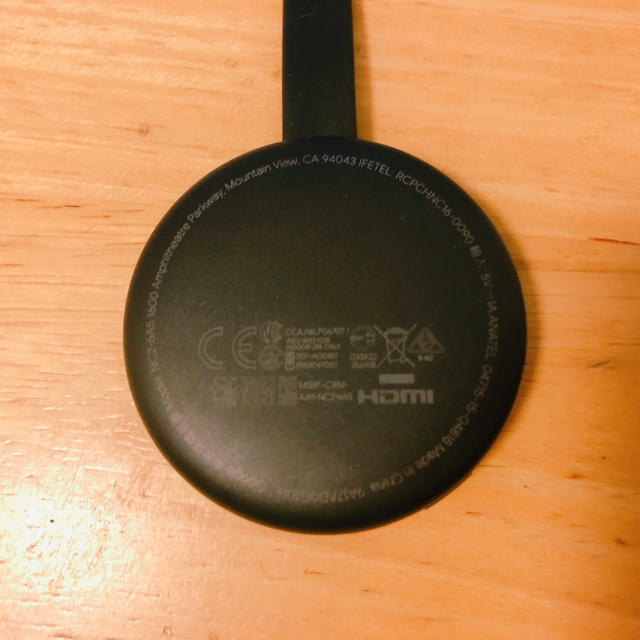 Chrome cast 第3世代