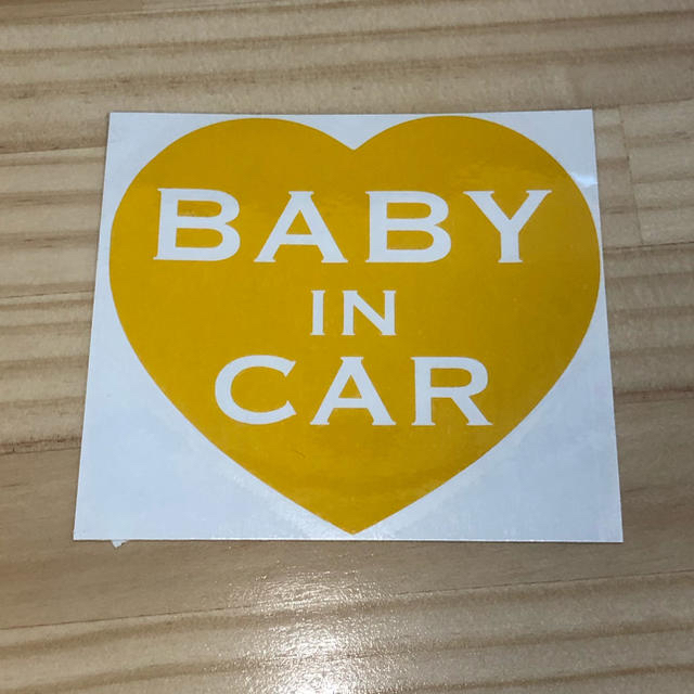 Baby In CAR27 104、Baby In CAR01 86、ステッカー キッズ/ベビー/マタニティの外出/移動用品(その他)の商品写真