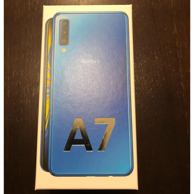 ☆新品未開封☆ Galaxy A7 ブルー SIMフリーsimフリー