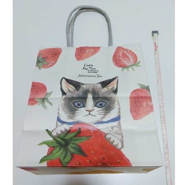 AfternoonTea(アフタヌーンティー)のAfternoon Tea Cat's ISSUE限定ショップ袋 レディースのバッグ(ショップ袋)の商品写真