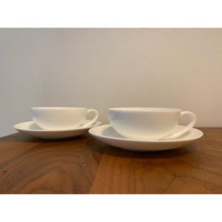 柳宗理 - 柳宗理ボーンチャイナティーカップ・ソーサー2客の通販 by 柳宗理 - 柳宗理ボーンチャイナティーカップ・ソーサー2客の通販 by