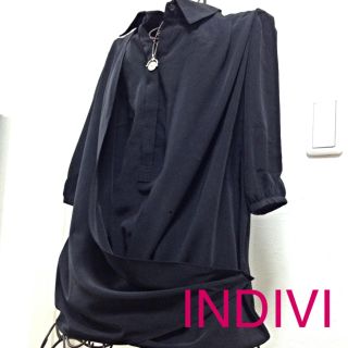 インディヴィ(INDIVI)の変わりライン！INDIVI美ブラウス(シャツ/ブラウス(長袖/七分))