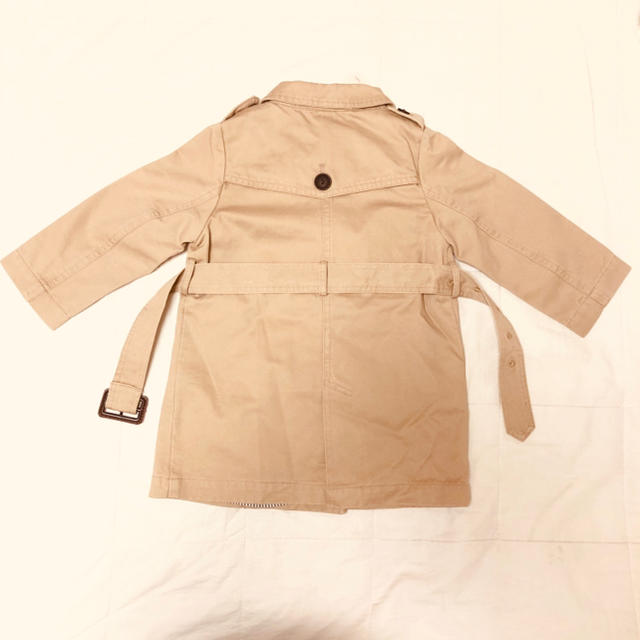 petit main(プティマイン)のpetit mine トレンチコート 90 キッズ/ベビー/マタニティのキッズ服女の子用(90cm~)(コート)の商品写真