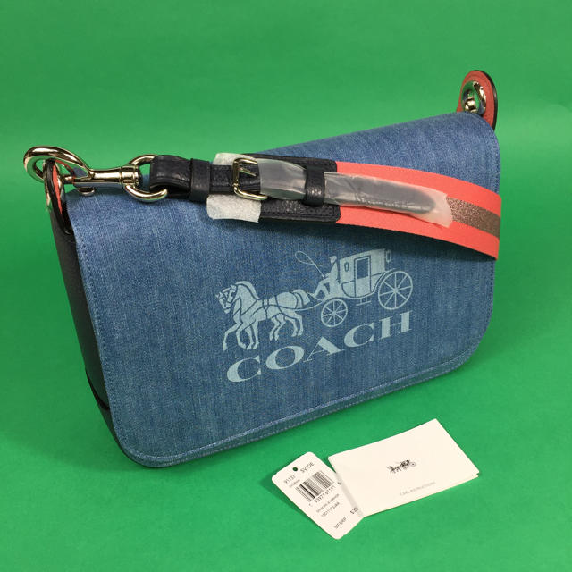 COACH(コーチ)のコーチ ジェス メッセンジャー ホース  キャリッジ デニム 91137 新品 レディースのバッグ(ショルダーバッグ)の商品写真