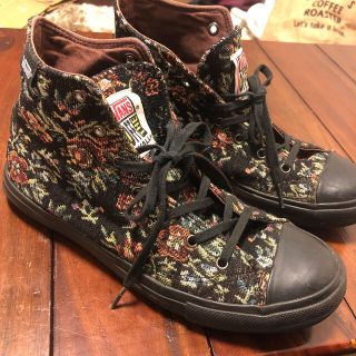 ヴァンズ(VANS)のVans off the wall ハイカットスニーカー　24.5cm(スニーカー)