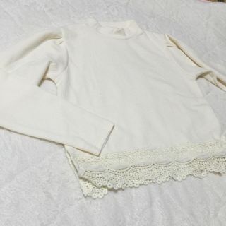 マジェスティックレゴン(MAJESTIC LEGON)の裾レース♡トップス(カットソー(長袖/七分))