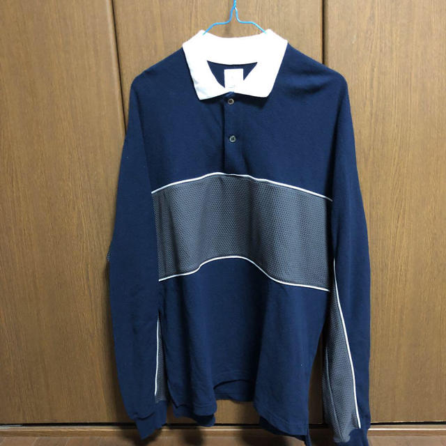 STUDIOUS(ステュディオス)の希少　Name. dolman sleeve l/s polo サイズ2 超美品 メンズのトップス(ポロシャツ)の商品写真