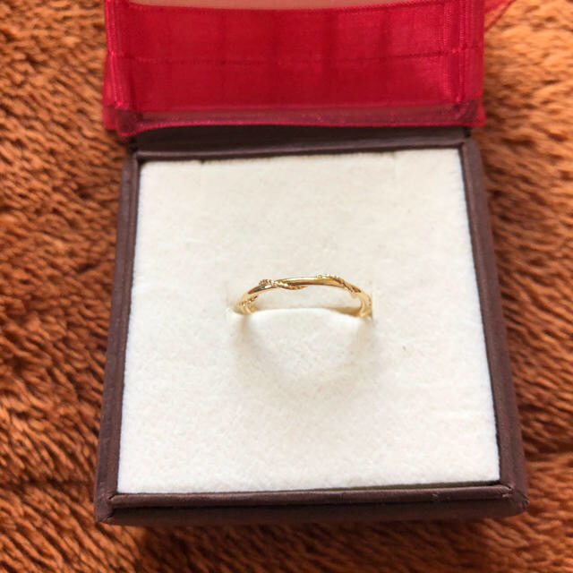 即日配送☆リング　ゴールド　指輪　12号 レディースのアクセサリー(リング(指輪))の商品写真