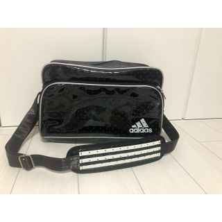 アディダス(adidas)の✨値段交渉あり✨アディダス adidas エナメルバッグ ブラック(ボストンバッグ)