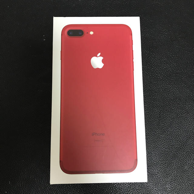 iPhone(アイフォーン)のiPhone7plus(RED) 空箱 スマホ/家電/カメラのスマートフォン/携帯電話(その他)の商品写真