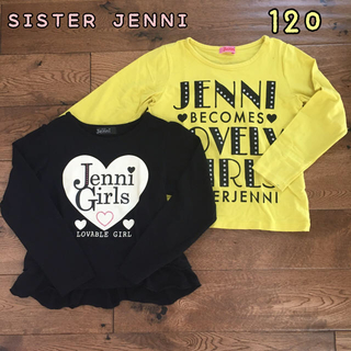 ジェニィ(JENNI)の◎専用◎SISTER JENNI 女の子長袖Tシャツ2枚、半袖Tシャツ　120(Tシャツ/カットソー)