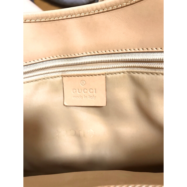 Gucci(グッチ)のGUCCI グッチ ジャッキーハンドバッグ ベージュ  レディースのバッグ(ショルダーバッグ)の商品写真