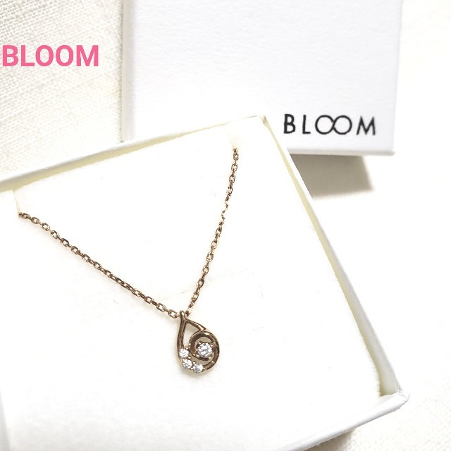 BLOOM(ブルーム)のBLOOM ブルーム しずく型ネックレス 未使用 レディースのアクセサリー(ネックレス)の商品写真