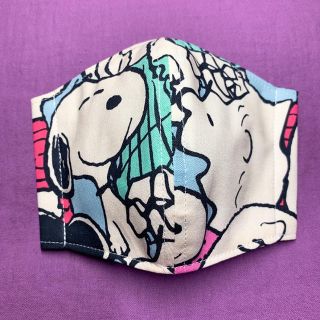 スヌーピー(SNOOPY)の【大人サイズ】立体インナーマスクPEANUTSBIGスヌーピーハンドメイド(その他)