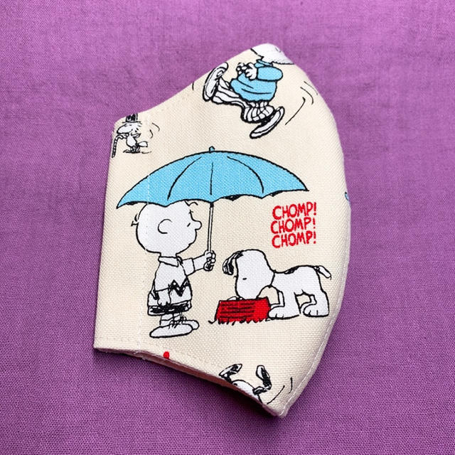 SNOOPY(スヌーピー)の【大人サイズ】立体インナーマスクPEANUTSスヌーピー帆布ハンドメイド ハンドメイドのファッション小物(その他)の商品写真