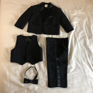 男の子 フォーマル タキシード スーツ　5点セット(ドレス/フォーマル)
