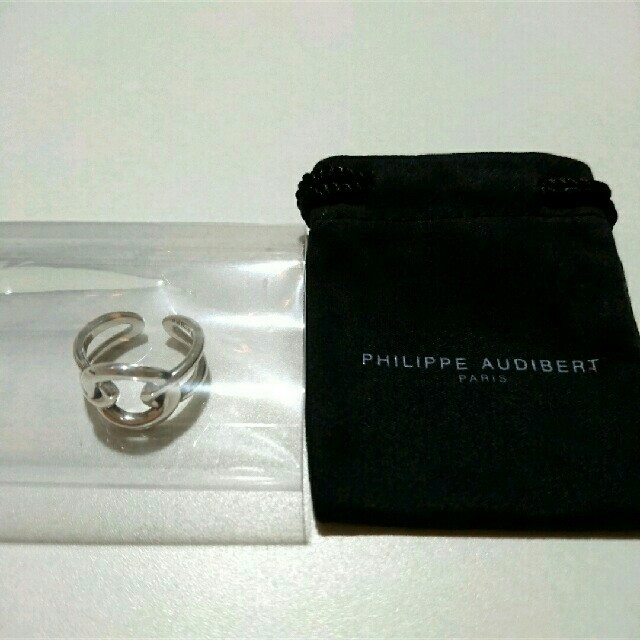 【美品】定価￥11880 PHILIPPE AUDIBERT シルバーリング指輪 3