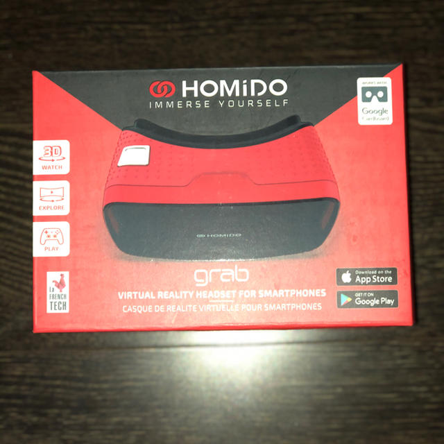 HOMIDO GRAB VR ゴーグル（赤）