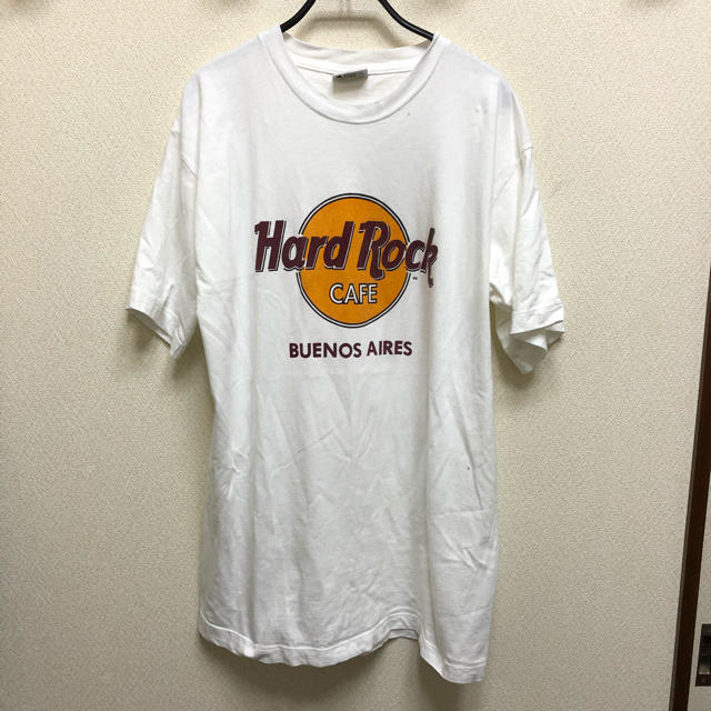 良品 Hard Rock CAFE ロゴTシャツ Ｌ BUENOS AIRES