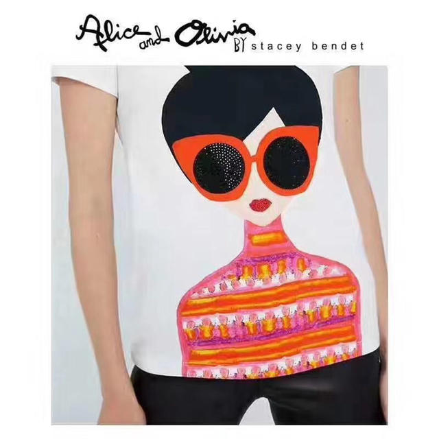 Alice+Olivia(アリスアンドオリビア)の❤️ ★Alice oliveTシャツ新品　s キッズ/ベビー/マタニティのキッズ服男の子用(90cm~)(Tシャツ/カットソー)の商品写真