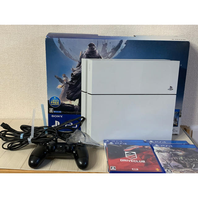 PlayStation4(プレイステーション4)のPS4 CUH-1100 Destiny パッケージ エンタメ/ホビーのゲームソフト/ゲーム機本体(家庭用ゲーム機本体)の商品写真