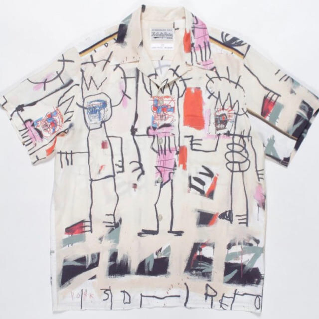 【新品・未開封】ワコマリア×バスキア / HAWAIIAN SHIRT サイズＬ