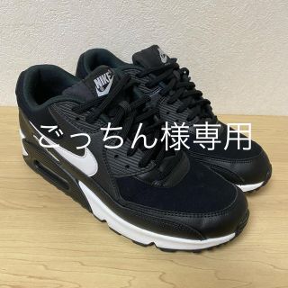 ナイキ(NIKE)のNIKE WMNS AIR MAX 90 BLACK/WHITE 28cm(スニーカー)