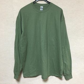 ギルタン(GILDAN)の新品 GILDAN 長袖ロンT ミリタリーグリーン XL(Tシャツ/カットソー(七分/長袖))