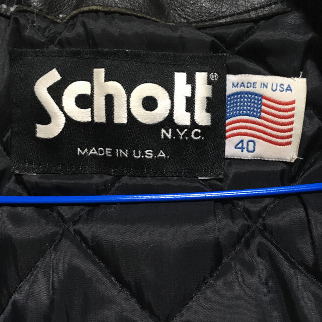 schott(ショット)の最終値下げ！schoot ライダースジャケット メンズのジャケット/アウター(ライダースジャケット)の商品写真