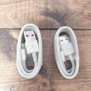 アイフォーン(iPhone)の③ iPhone 純正 同等品質 充電器 ライトニング ケーブル 2本 セット(バッテリー/充電器)