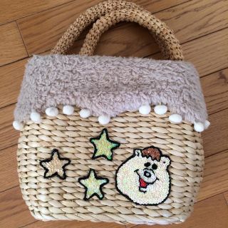 ダブルシー(wc)のW♡C クマタンカゴBAG(ハンドバッグ)