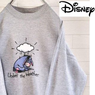 ディズニー(Disney)の海外/古着✿かわいいイーヨーのトレーナー✿DISNEY スウェット✿状態良好(スウェット)